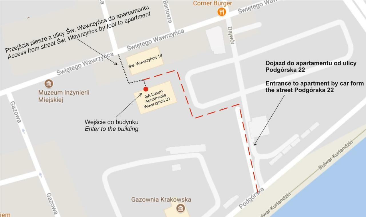 Ga Luxury Apartments W21 Krasków Eksteriør bilde